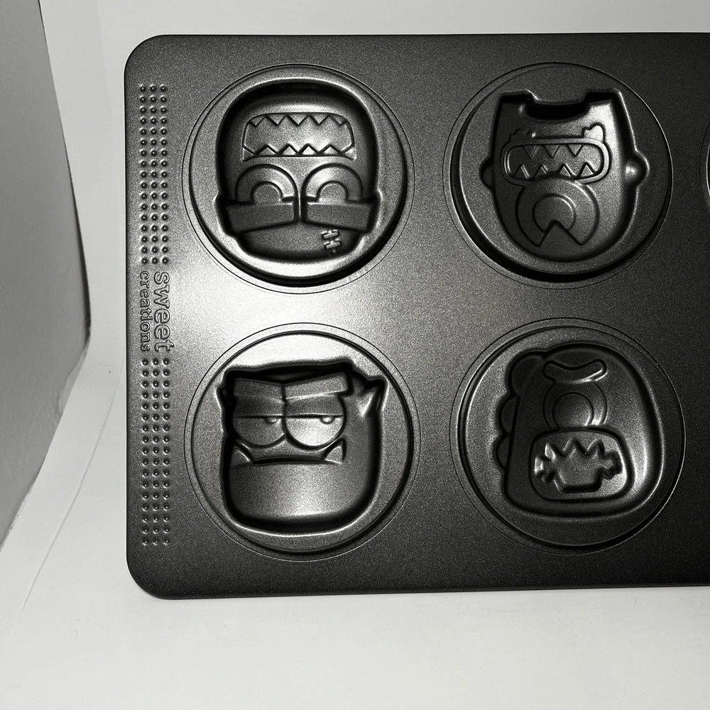 Sweet Creations Monster‎ Halloween Cookie Baking Pan 6 Cavities/ MOLDS